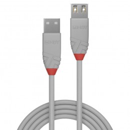 Lindy 36711 cavo USB USB 2.0 0,5 m USB A Grigio