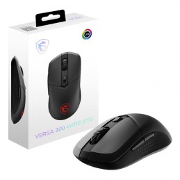 MSI VERSA 300 mouse Gaming Mano destra RF Wireless + Bluetooth + USB Type-C Ottico 8000 DPI