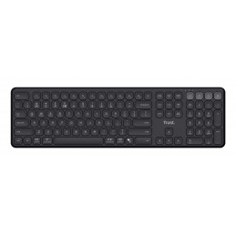 Trust Vaiya tastiera Universale USB + RF Wireless + Bluetooth Italiano Nero