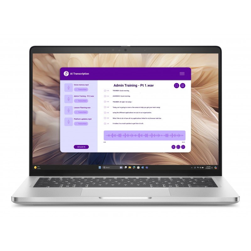 DELL Pro 14 Plus PB14250 Intel Core Ultra 7 268V Computer portatile 35,6 cm (14") Full HD+ 32 GB LPDDR5x-SDRAM 512 GB SSD Wi-Fi