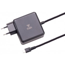 itek ITNBACWB100 Caricabatterie per dispositivi mobili Computer portatile Nero AC Ricarica rapida Interno