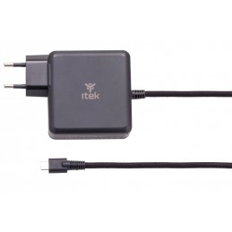 itek ITNBACWB100 Caricabatterie per dispositivi mobili Computer portatile Nero AC Ricarica rapida Interno