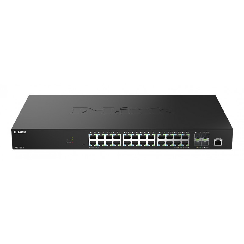 D-Link DMS-1250-28 E switch di rete Gestito L2 2.5G Ethernet (100 1000 2500) Nero D-Link DMS-1250-28 E switch di rete Gestito L2 2.5G Ethernet (100 1000 2500) Nero