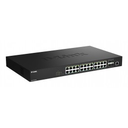 D-Link DMS-1250-28P E switch di rete Gestito L2 2.5G Ethernet (100 1000 2500) Supporto Power over Ethernet (PoE) Nero