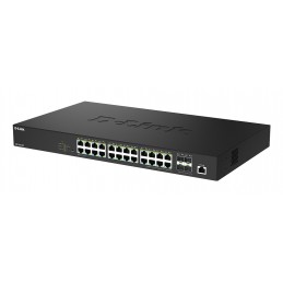 D-Link DMS-1250-28P E switch di rete Gestito L2 2.5G Ethernet (100 1000 2500) Supporto Power over Ethernet (PoE) Nero