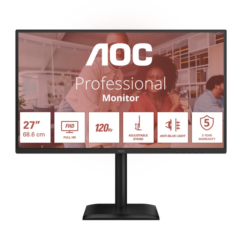AOC 27E4CV Monitor PC 68,6 cm (27") 1920 x 1080 Pixel Full HD LED Nero