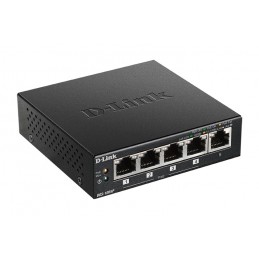 D-Link DGS-1005P Non gestito L2 Gigabit Ethernet (10 100 1000) Supporto Power over Ethernet (PoE) Nero