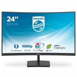 Philips E Line 241E1SC 00 LED display 59,9 cm (23.6") 1920 x 1080 Pixel Full HD Nero