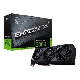 MSI GEFORCE RTX 5080 16G SHADOW 3X OC scheda video NVIDIA 16 GB GDDR7