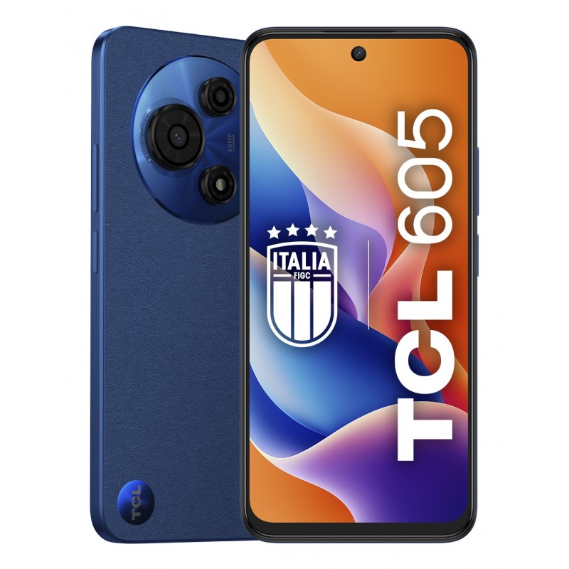 TCL 605 16,9 cm (6.67") Doppia SIM Android 15 4G USB tipo-C 8 GB 256 GB 5200 mAh Blu
