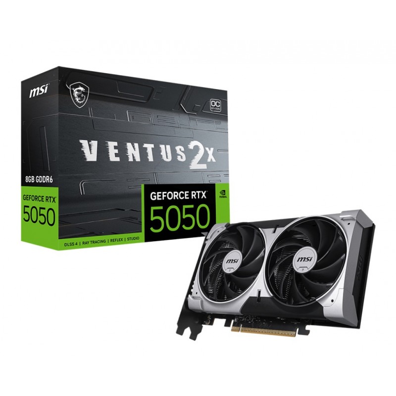 MSI GEFORCE RTX 5050 8G VENTUS 2X OC scheda video NVIDIA 8 GB GDDR6 MSI GEFORCE RTX 5050 8G VENTUS 2X OC scheda video NVIDIA 8 GB GDDR6