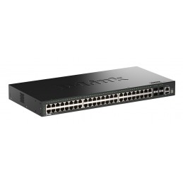 D-Link DGS-1530-52 E switch di rete Gestito L2 Gigabit Ethernet (10 100 1000) Nero