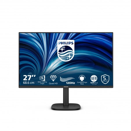 Philips 27B2N3500J 00 Monitor PC 68,6 cm (27") 2560 x 1440 Pixel 2K LCD Nero
