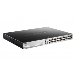 D-Link DGS-3130-30PS Gestito L3 Gigabit Ethernet (10 100 1000) Supporto Power over Ethernet (PoE) Nero, Grigio