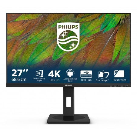 Philips 3000 series 27B1N3800 00 LED display 68,6 cm (27") 3840 x 2160 Pixel 4K Ultra HD LCD Nero