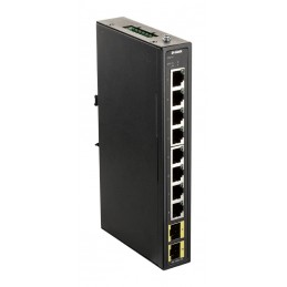 D-Link DIS-100G-10S switch di rete Non gestito Gigabit Ethernet (10 100 1000) DIN rail Nero