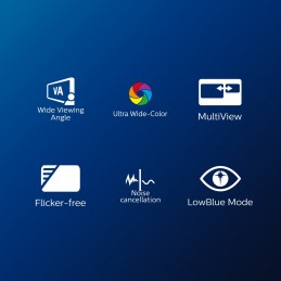 Philips 5000 series 34E1C5600HE 75 LED display 86,4 cm (34") 3440 x 1440 Pixel Wide Quad HD LCD Nero