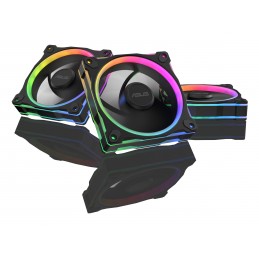 ASUS Prime MR120 Fan ARGB Reverse Black 3in1 Case per computer Ventilatore 12 cm Nero 3 pz