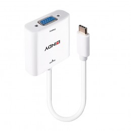 Lindy 43355 cavo e adattatore video USB tipo-C VGA (D-Sub) Bianco