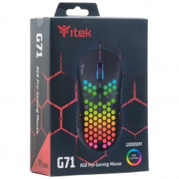 itek G71 mouse Gaming Mano destra USB tipo A Ottico 12000 DPI