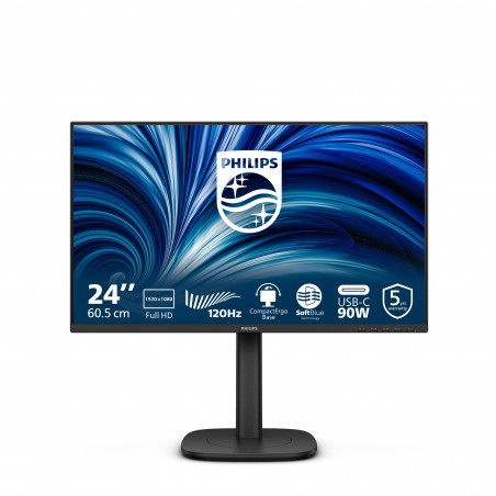 Philips 3000 series 24B2U3301 00 Monitor PC 60,5 cm (23.8") 1920 x 1080 Pixel Full HD LCD Nero