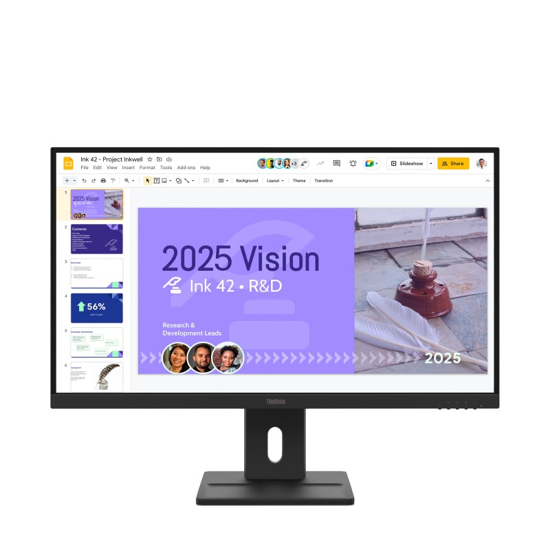 Lenovo ThinkVision E27Q-40 LED display 68,6 cm (27") 2560 x 1440 Pixel Quad HD LCD Nero Lenovo ThinkVision E27Q-40 LED display 68,6 cm (27") 2560 x 1440 Pixel Quad HD LCD Nero