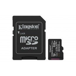 Kingston Technology 512GB microSDXC Canvas Select Plus Gen3 150MB s A1 (Adattatore SD incluso)