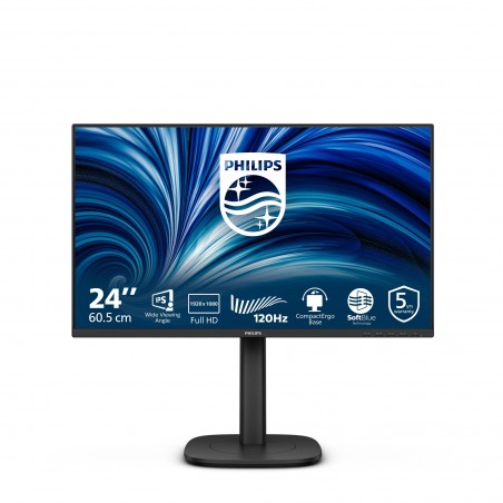 Philips 3000 series 24B2N3200J 00 Monitor PC 60,5 cm (23.8") 1920 x 1080 Pixel Full HD LCD Nero