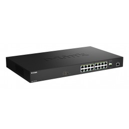 D-Link DMS-1250-18P E switch di rete Gestito L2 2.5G Ethernet (100 1000 2500) Supporto Power over Ethernet (PoE) Nero