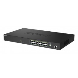 D-Link DMS-1250-18P E switch di rete Gestito L2 2.5G Ethernet (100 1000 2500) Supporto Power over Ethernet (PoE) Nero