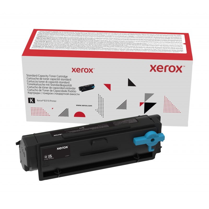 Xerox Cartuccia toner Nero a Capacità standard da 3000 Pagine per Stampante ® B310, Stampante multifunzione ® B305 ® B315 Xerox Cartuccia toner Nero a Capacità standard da 3000 Pagine per Stampante ® B310, Stampante multifunzione ® B305 ® B315