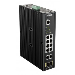 D-Link DIS-200G-12PS switch di rete Gestito L2 Gigabit Ethernet (10 100 1000) Supporto Power over Ethernet (PoE) Nero