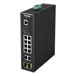 D-Link DIS-200G-12PS switch di rete Gestito L2 Gigabit Ethernet (10 100 1000) Supporto Power over Ethernet (PoE) Nero