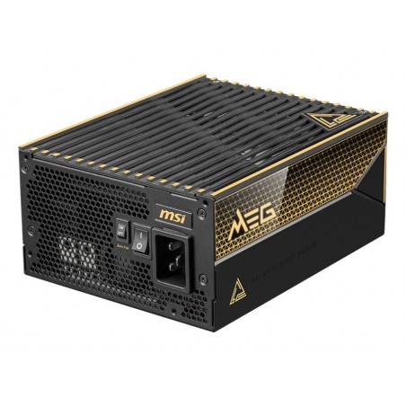 MSI MEG Ai1600T PCIE5 alimentatore per computer 1600 W 24-pin ATX ATX Nero