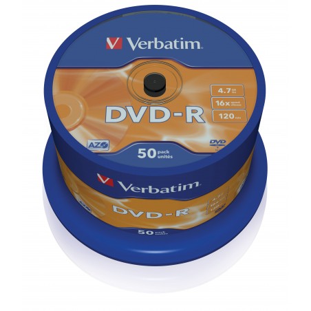 Verbatim DVD-R Matt Silver 4,7 GB 50 pz