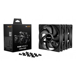 be quiet! Pure Wings 3 120 mm PWM Triple Pack Case per computer Ventilatore 12 cm Nero 3 pz