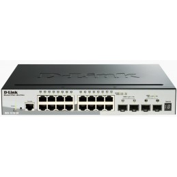 D-Link DGS-1510-20 switch di rete Gestito L3 Gigabit Ethernet (10 100 1000) Nero