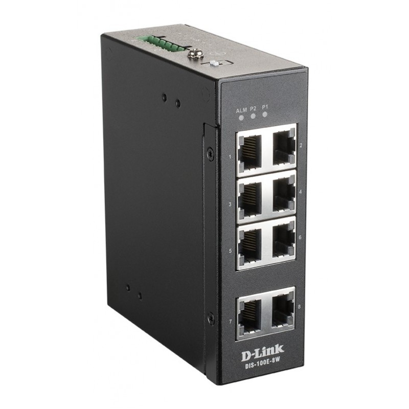 D-Link DIS-100E-8W switch di rete Non gestito L2 Fast Ethernet (10 100) Nero D-Link DIS-100E-8W switch di rete Non gestito L2 Fast Ethernet (10 100) Nero