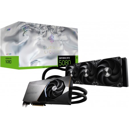 MSI SUPRIM GEFORCE RTX 5080 16G LIQUID SOC scheda video NVIDIA 16 GB GDDR7