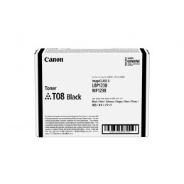 Canon TONER T08 BLACK cartuccia toner 1 pz Originale Nero