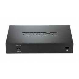 D-Link DES-108 switch di rete Non gestito Fast Ethernet (10 100) Nero