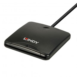 Lindy 43407 lettore di carte magnetiche USB Nero