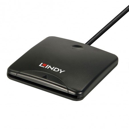 Lindy 43407 lettore di carte magnetiche USB Nero