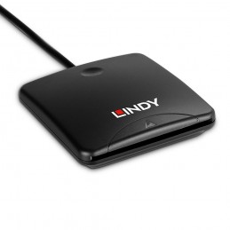 Lindy 43407 lettore di carte magnetiche USB Nero