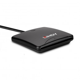 Lindy 43407 lettore di carte magnetiche USB Nero