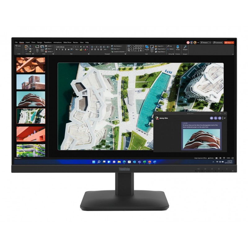Lenovo ThinkVision S27-4e Monitor PC 68,6 cm (27") 1920 x 1080 Pixel Full HD LCD Nero