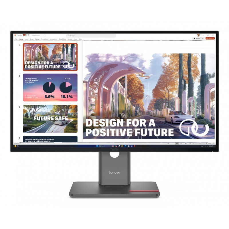 Lenovo ThinkVision P27QD-40 Monitor PC 68,6 cm (27") 2560 x 1440 Pixel Wide Quad HD LED Nero