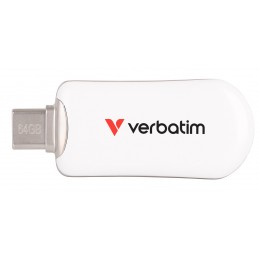Verbatim 30228 unità flash USB 64 GB USB tipo-C 3.2 Gen 1 (3.1 Gen 1) Bianco