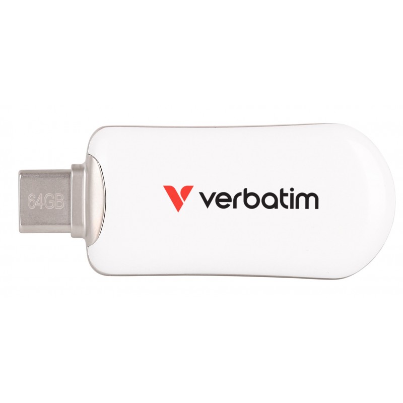 Verbatim 30228 unità flash USB 64 GB USB tipo-C 3.2 Gen 1 (3.1 Gen 1) Bianco