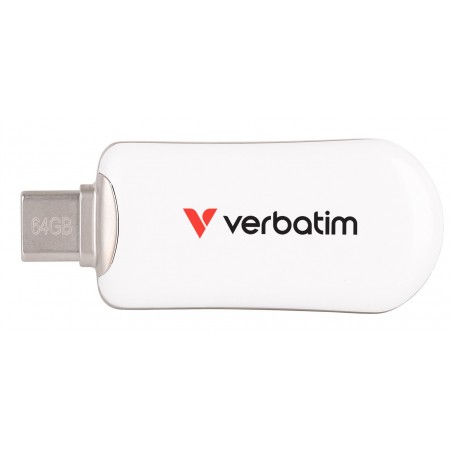 Verbatim 30228 unità flash USB 64 GB USB tipo-C 3.2 Gen 1 (3.1 Gen 1) Bianco